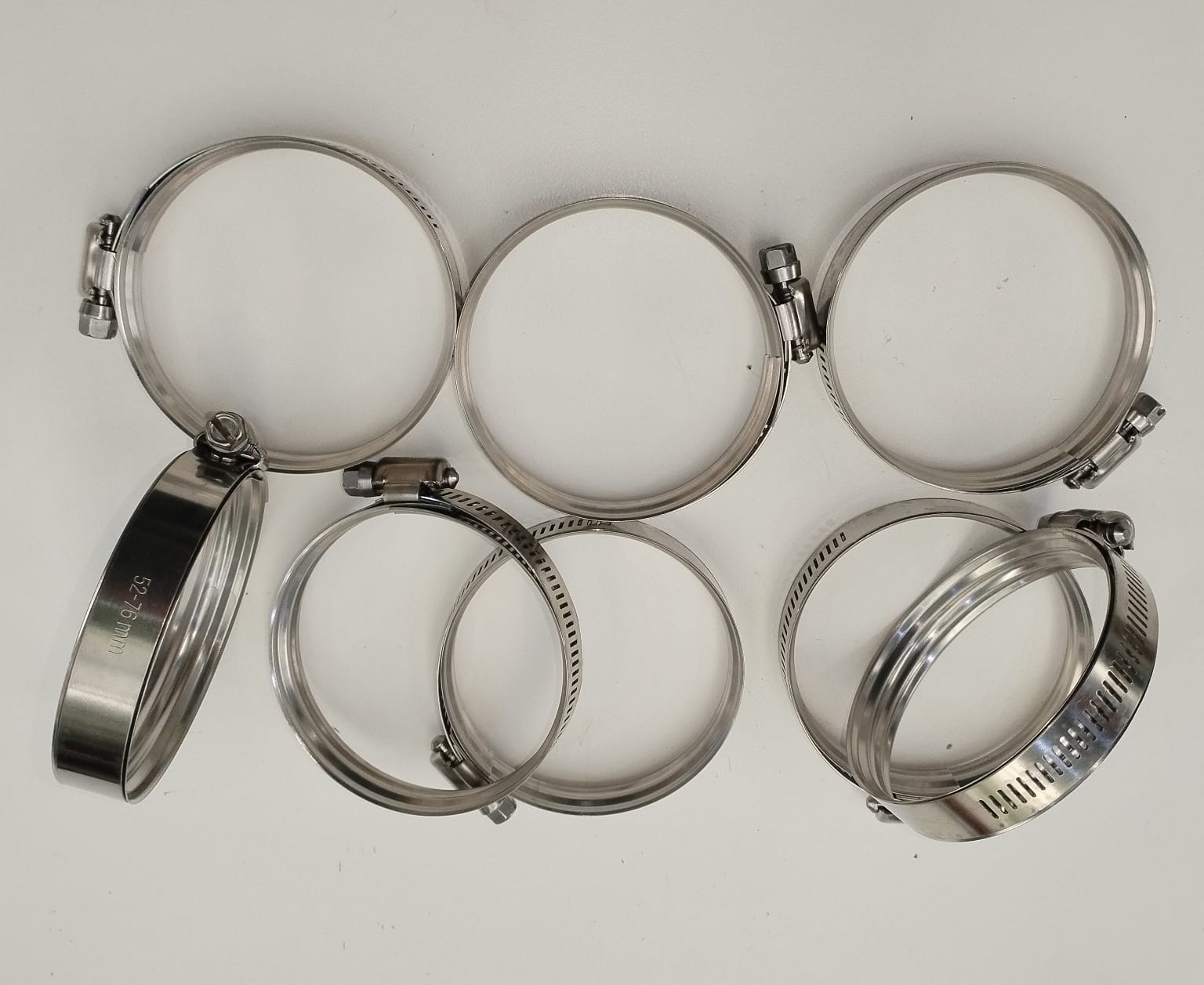MS21-3054 Hose Clamp W-foot 30-54mm SS403